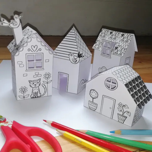 DIY House Paper Craft > Pintarooz
